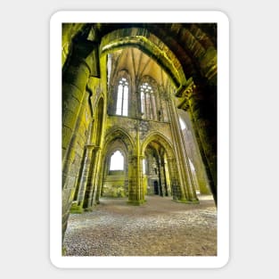 Ruins of St Mathieu Abbey in Fine-Terre Sticker